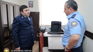 The Chairman of the Investigative Committee Artur Poghosyan Held Meeting in Armavir Regional Investigative Department